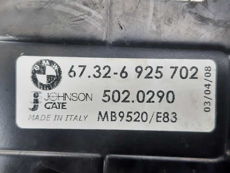 Recambio de electroventilador para bmw x3 (e83) xdrive 20d referencia OEM IAM 17423414008 67326925702 5020290