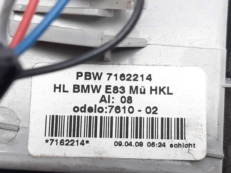 Recambio de piloto trasero derecho interior para bmw x3 (e83) xdrive 20d referencia OEM IAM 7162214  