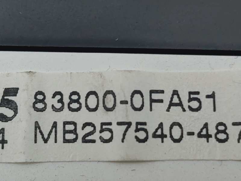 Recambio de cuadro instrumentos para toyota verso active referencia OEM IAM 838000FA51 MB2575404870 