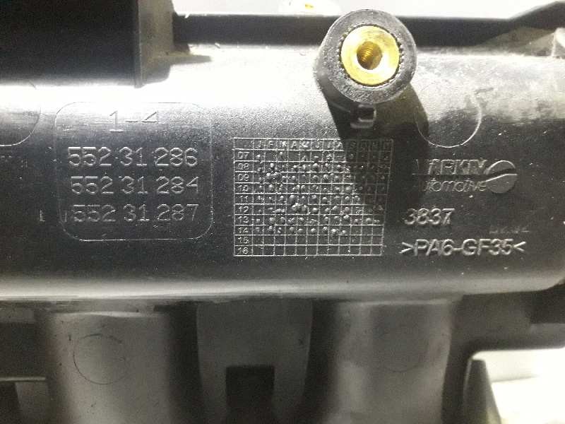 Recambio de colector admision para peugeot bipper básico referencia OEM IAM 55231286  