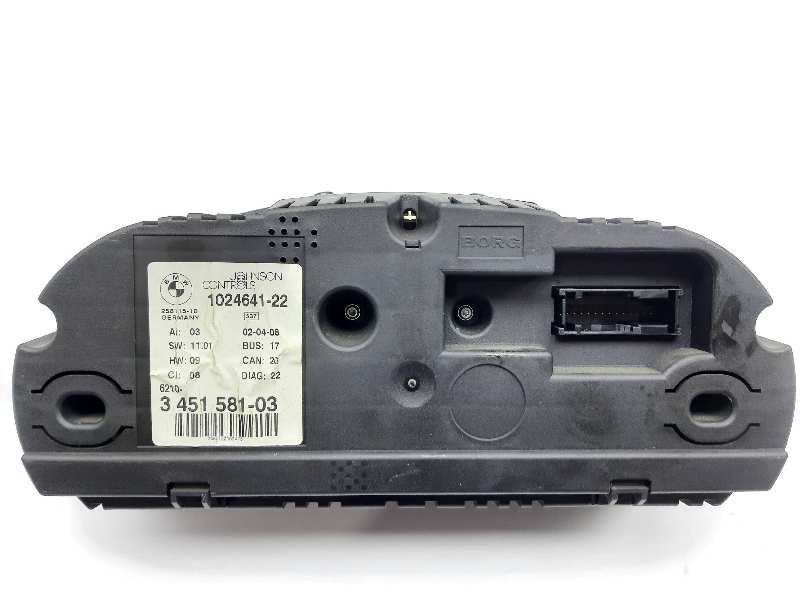 Recambio de cuadro instrumentos para bmw x3 (e83) xdrive 20d referencia OEM IAM 102464122 345158103 