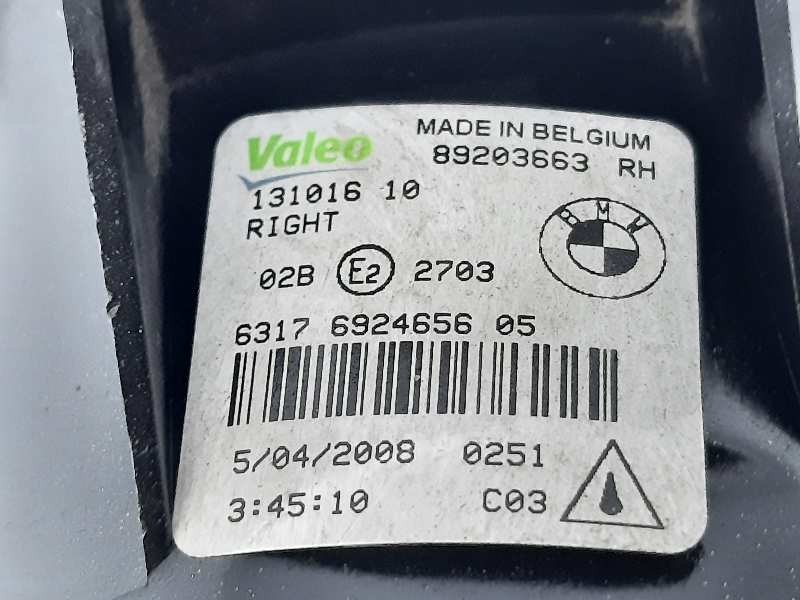 Recambio de faro antiniebla derecho para bmw x3 (e83) xdrive 20d referencia OEM IAM 89203663 13101610 