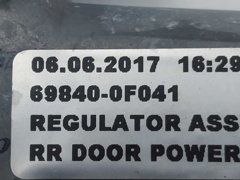 Recambio de elevalunas trasero izquierdo para toyota verso active referencia OEM IAM 698400F041  