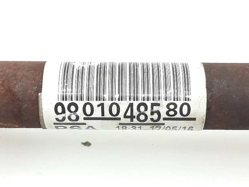 Recambio de transmision delantera izquierda para citroën c4 cactus rip curl referencia OEM IAM 9801048580  