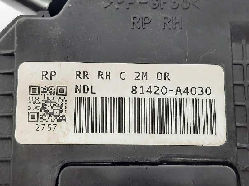 Recambio de cerradura puerta trasera derecha para kia carens ( ) drive referencia OEM IAM 81420A4030  