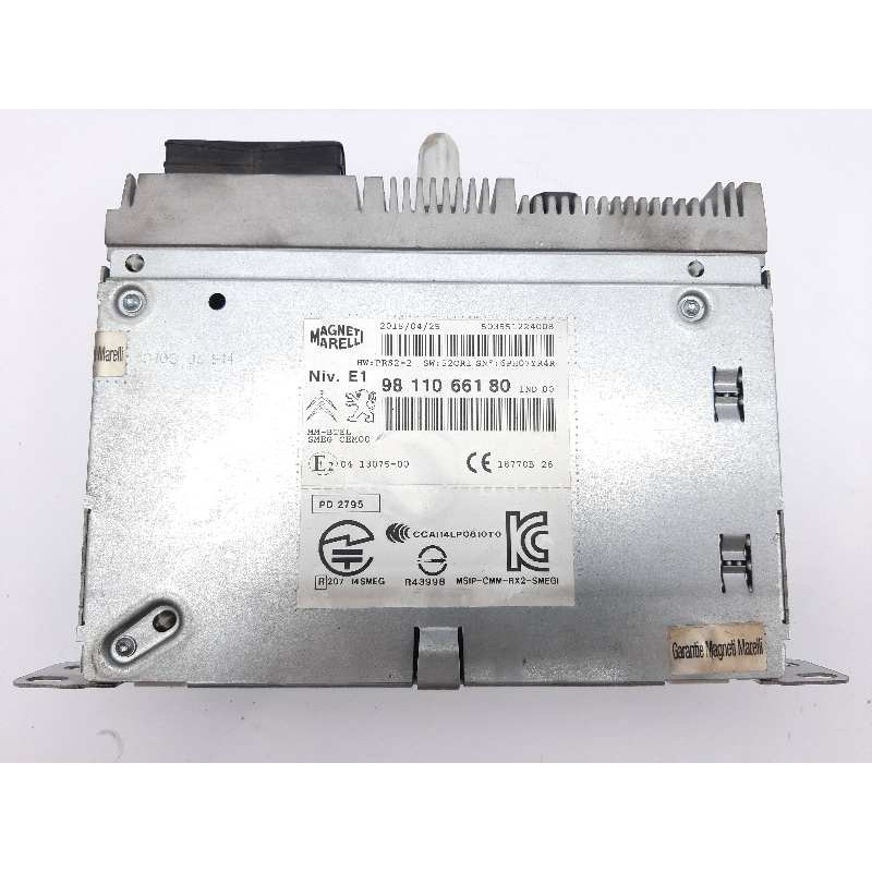 Recambio de sistema audio / cd para peugeot 2008 (--.2013) style referencia OEM IAM 9811066180  