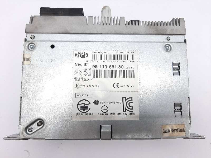 Recambio de sistema audio / cd para peugeot 2008 (--.2013) style referencia OEM IAM 9811066180  
