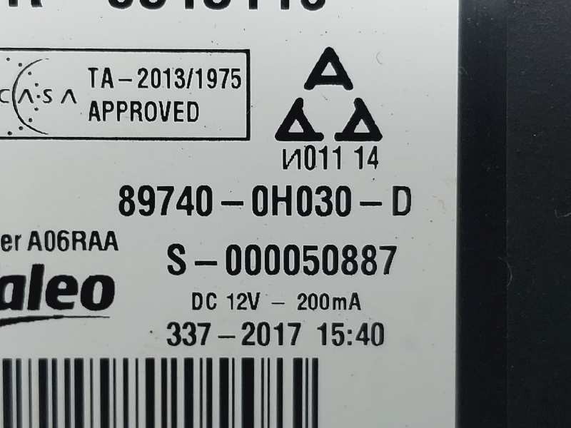 Recambio de modulo electronico para toyota aygo x-cite referencia OEM IAM 897400H030D S000050887 