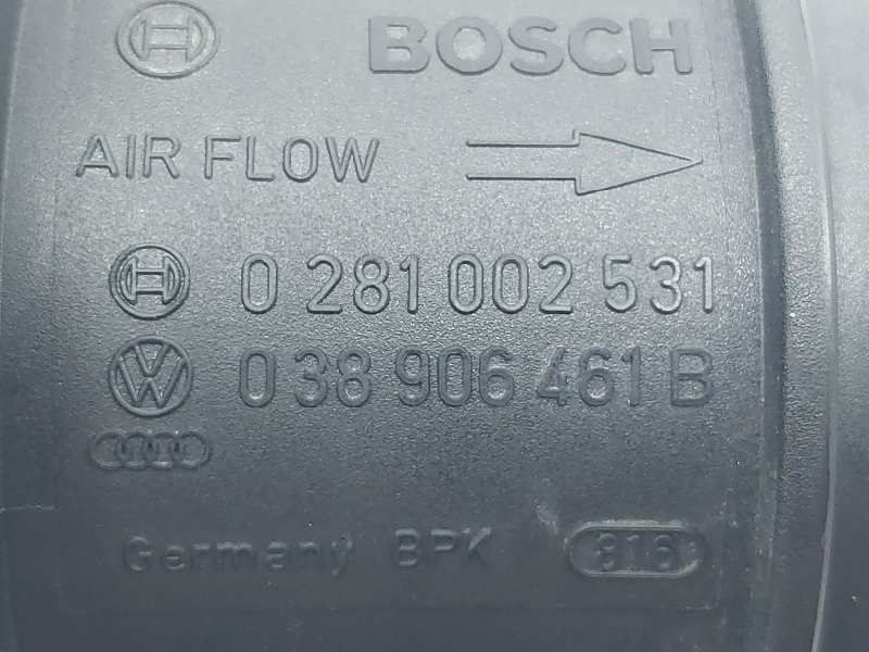 Recambio de caudalimetro para volkswagen jetta (1k2) trendline referencia OEM IAM 0281002531 038906461B 