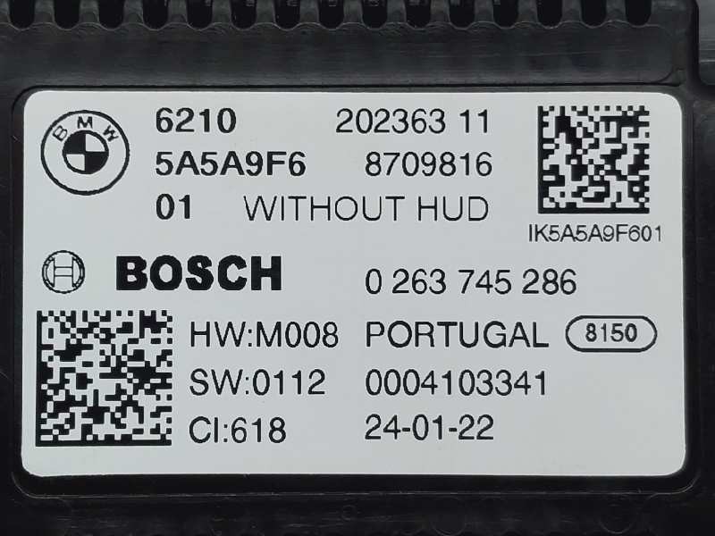 Recambio de cuadro instrumentos para bmw serie 1 lim. (f40) 118d referencia OEM IAM 621020236311 5A5A9F6 0263745286