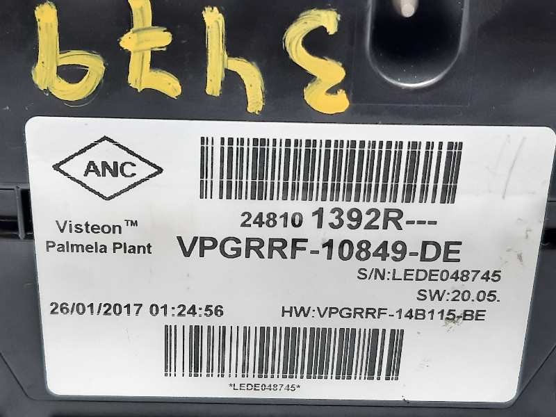 Recambio de cuadro instrumentos para renault clio iv limited referencia OEM IAM 248101392R  