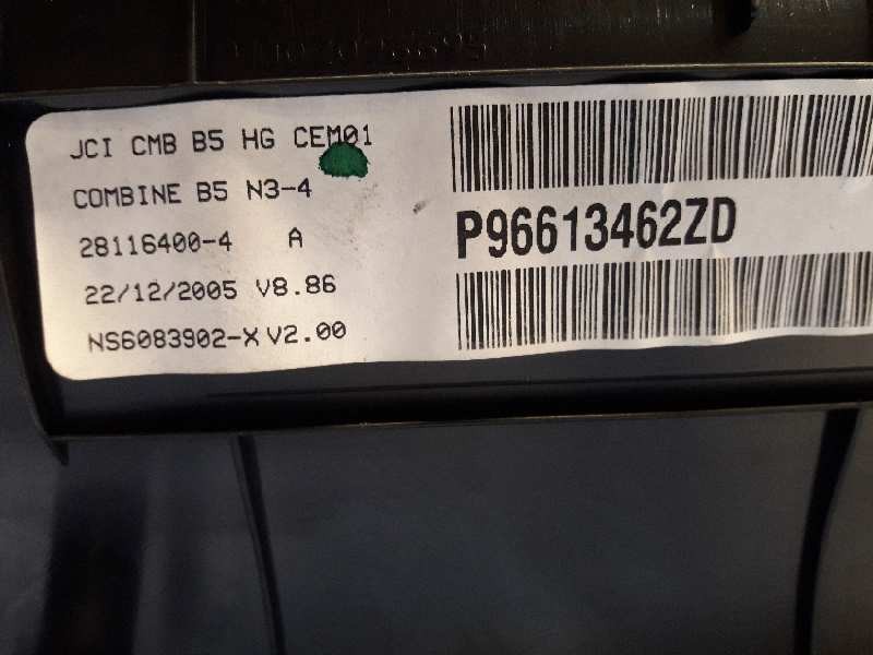 Recambio de cuadro instrumentos para citroën c4 berlina vtr plus referencia OEM IAM P96613462ZD  