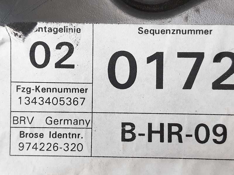 Recambio de elevalunas trasero derecho para volkswagen passat variant (365) edition bluemotion referencia OEM IAM 3AA839756 9742