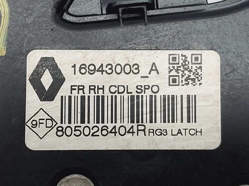Recambio de cerradura puerta delantera derecha para renault scenic iv grand limited referencia OEM IAM 805026404R 16943003A 