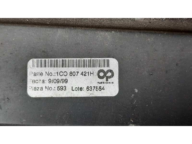 Recambio de paragolpes trasero para volkswagen new beetle (9c1/1c1) 1.9 tdi referencia OEM IAM 1C0807421H  