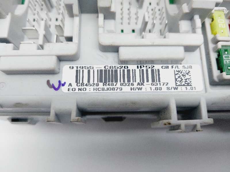 Recambio de caja reles / fusibles para hyundai i20 active tecno referencia OEM IAM 91955C8520  