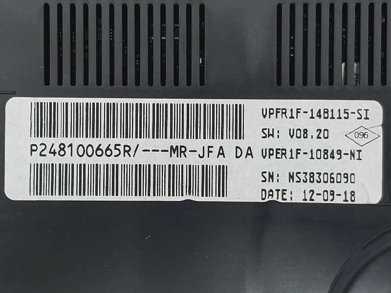 Recambio de cuadro instrumentos para renault scenic iv grand limited referencia OEM IAM P248100665R VPFR1F14B115SI VPER1F10849NI