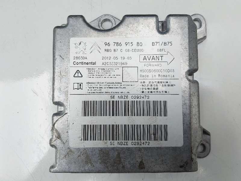 Recambio de kit airbag para citroën c4 lim. business referencia OEM IAM 96871568ZD 9678691580 9687158080
