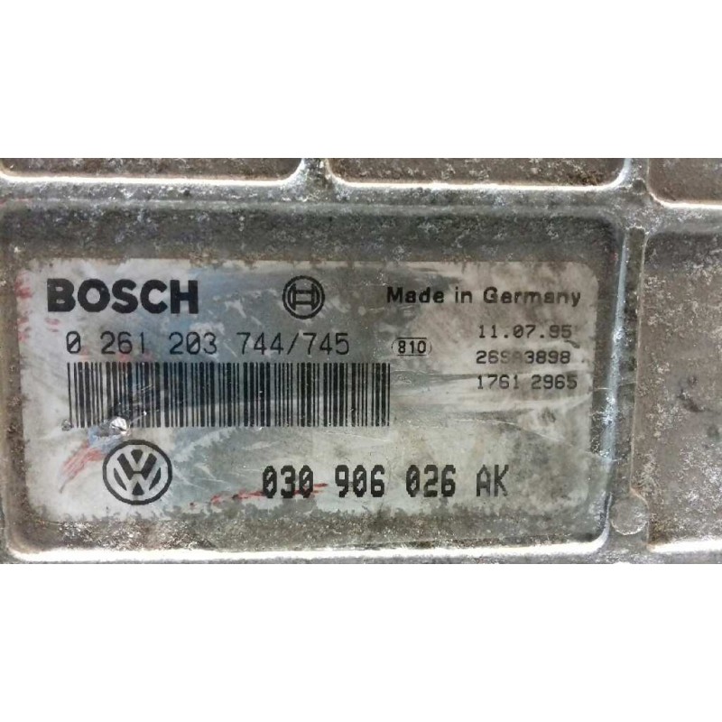 Recambio de centralita motor uce para volkswagen polo berlina (6n1) 1.4 referencia OEM IAM 030906026AK BOSCH 0261203744