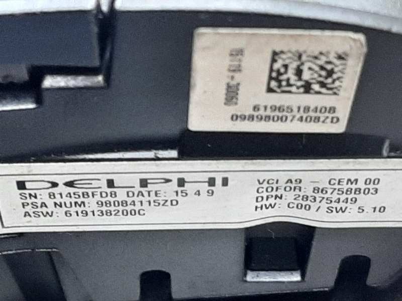 Recambio de volante para peugeot 2008 (--.2013) style referencia OEM IAM 6191373 98084115ZD 619138200C