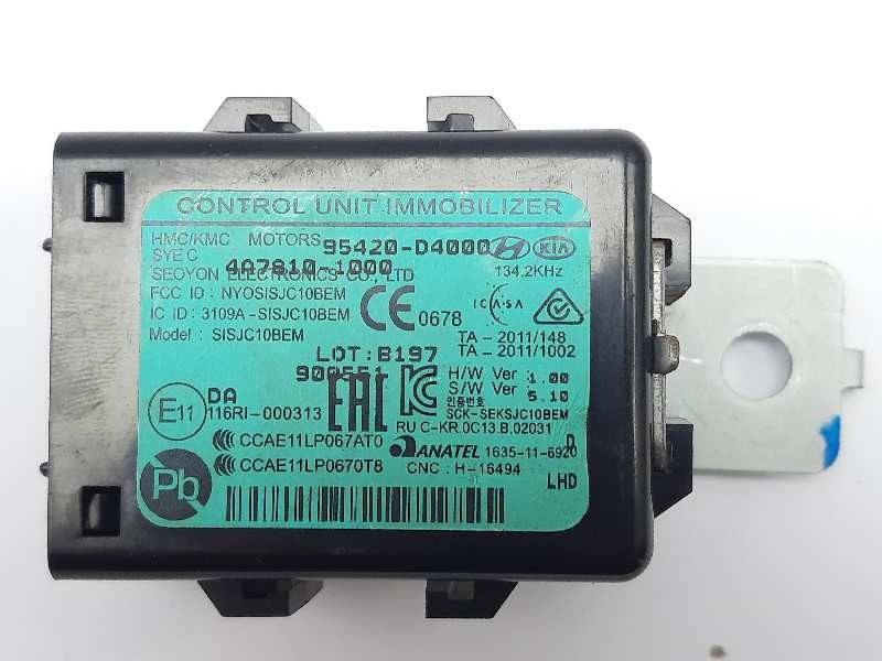Recambio de modulo electronico para kia stonic (ybcuv) tech referencia OEM IAM 95420D4000 4A78101000 