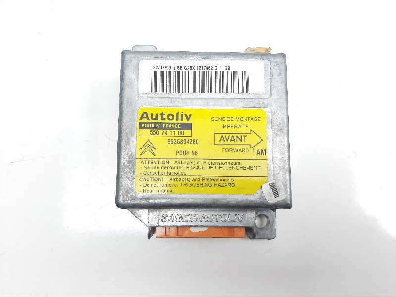 Recambio de centralita airbag para citroën xsara berlina 2.0 hdi cat (rhy / dw10td) referencia OEM IAM 9636894280 550741100 