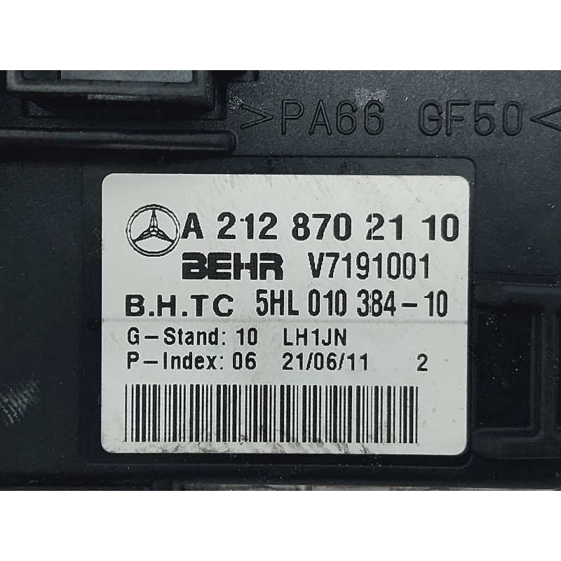 Recambio de resistencia calefaccion para mercedes-benz clase c (w204) familiar c 250 t cdi blueefficiency (204.203) referencia O