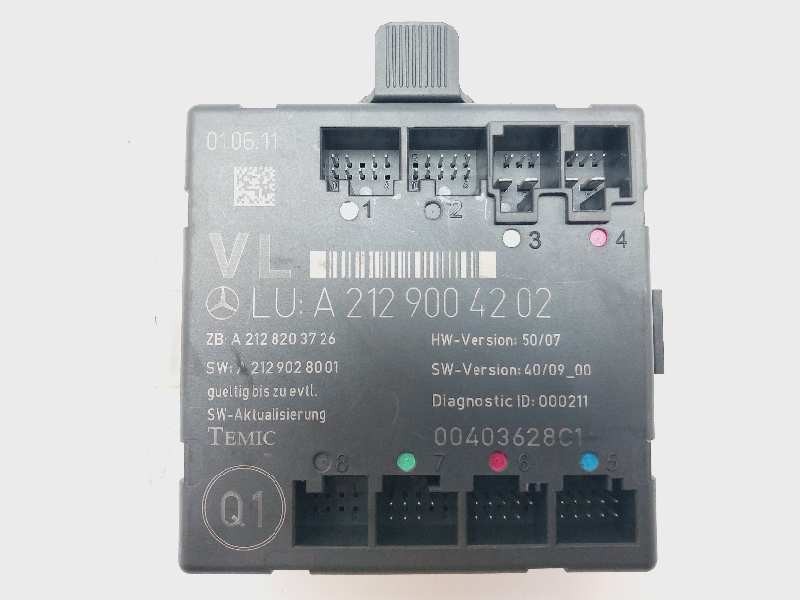 Recambio de modulo electronico para mercedes-benz clase c (w204) familiar c 250 t cdi blueefficiency (204.203) referencia OEM IA