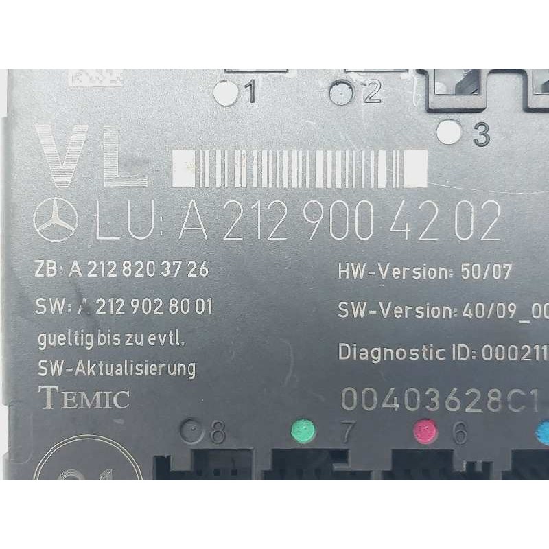 Recambio de modulo electronico para mercedes-benz clase c (w204) familiar c 250 t cdi blueefficiency (204.203) referencia OEM IA