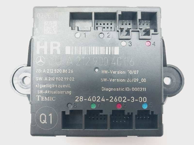 Recambio de modulo electronico para mercedes-benz clase c (w204) familiar c 250 t cdi blueefficiency (204.203) referencia OEM IA