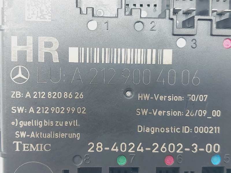 Recambio de modulo electronico para mercedes-benz clase c (w204) familiar c 250 t cdi blueefficiency (204.203) referencia OEM IA