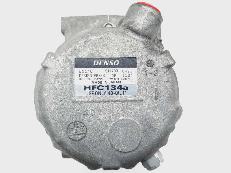 Recambio de compresor aire acondicionado para toyota auris hybrid active referencia OEM IAM 0422000421  