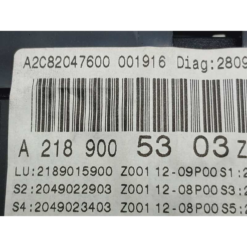 Recambio de cuadro instrumentos para mercedes-benz clase cls (w218) shooting breake cls 350 cdi be edition 1 (218.923) referenci