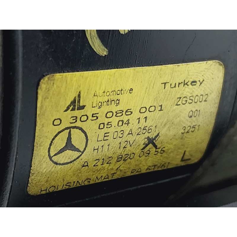 Recambio de faro antiniebla izquierdo para mercedes-benz clase c (w204) familiar c 250 t cdi blueefficiency (204.203) referencia