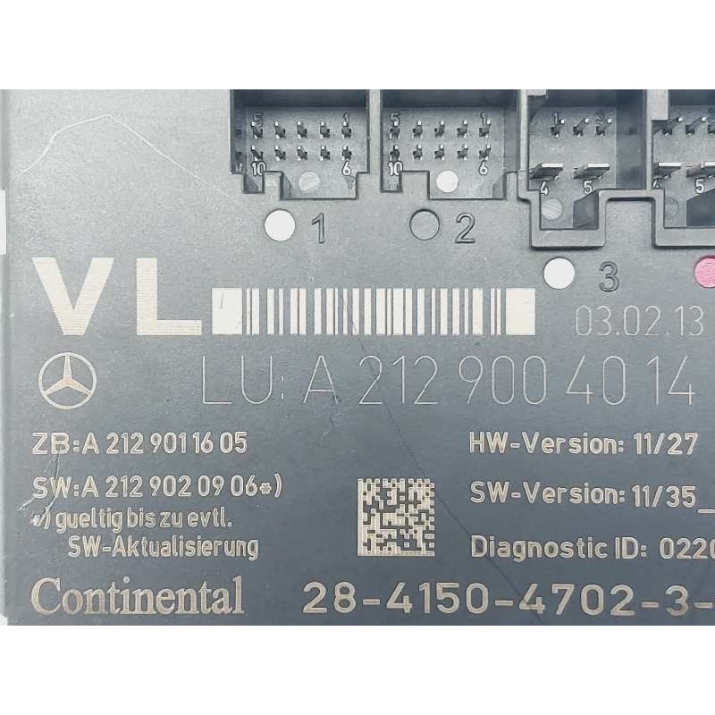 Recambio de modulo electronico para mercedes-benz clase cls (w218) shooting breake cls 350 cdi be edition 1 (218.923) referencia