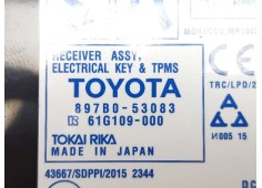 Recambio de modulo electronico para lexus is 300h referencia OEM IAM 897B053083 61G109000  2