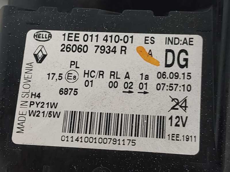Recambio de faro izquierdo para renault trafic furgón l1h1 2,7t referencia OEM IAM 260607934R 1EE01141001 
