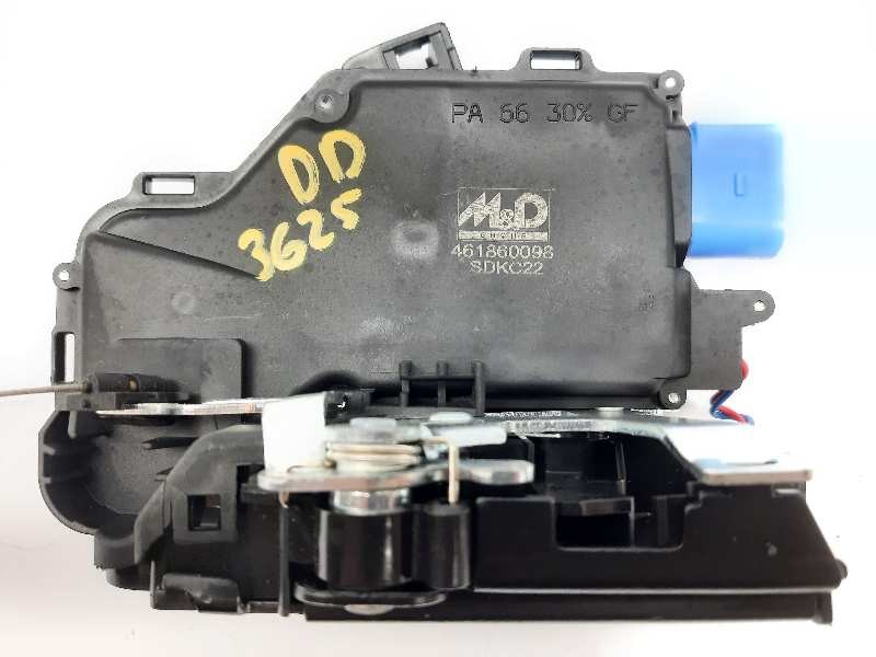 Recambio de cerradura puerta delantera derecha para volkswagen touran (1t2) sport referencia OEM IAM 461860098 3D1837016AC 