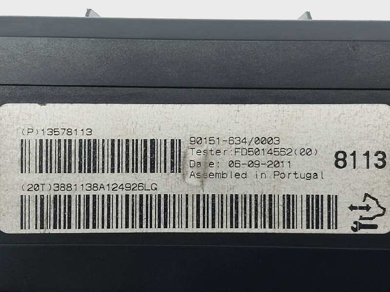 Recambio de modulo electronico para opel astra j lim. excellence referencia OEM IAM 13578113 90151634 FD5014562