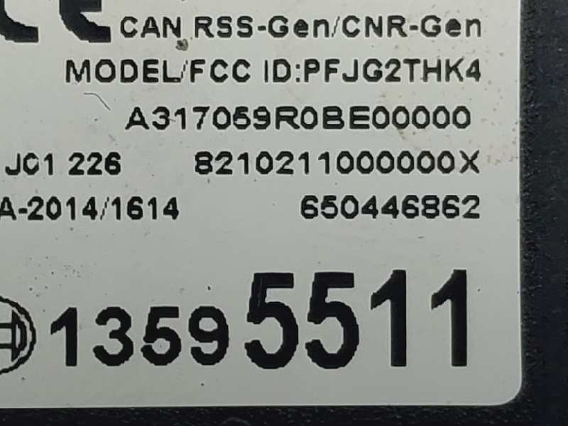 Recambio de modulo electronico para opel insignia grand sport excellence referencia OEM IAM 13595511 650446862 