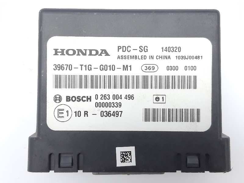 Recambio de modulo electronico para honda cr-v elegance 4x2 referencia OEM IAM 39670T1GG010M1 0263004496 