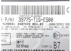 Recambio de modulo electronico para honda cr-v elegance 4x2 referencia OEM IAM 39775T1GE500   2