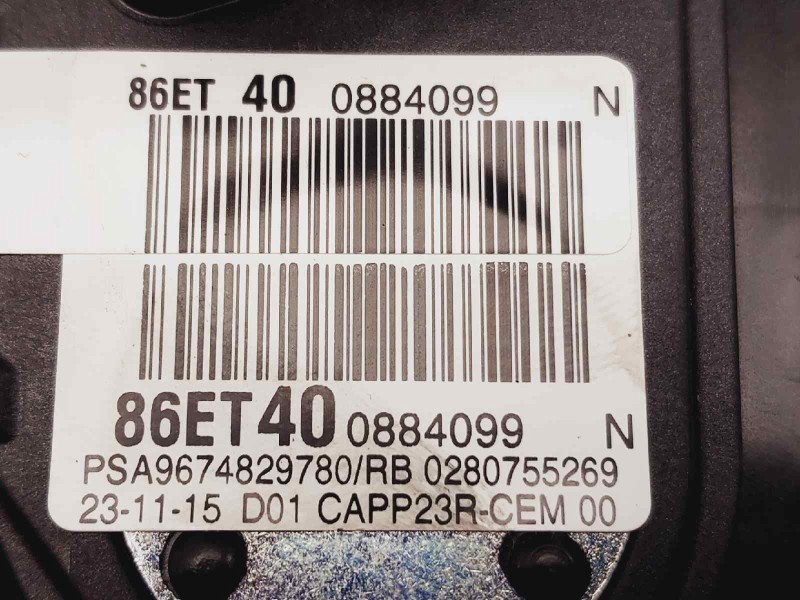 Recambio de potenciometro pedal para citroën c4 picasso seduction referencia OEM IAM 9674829780  