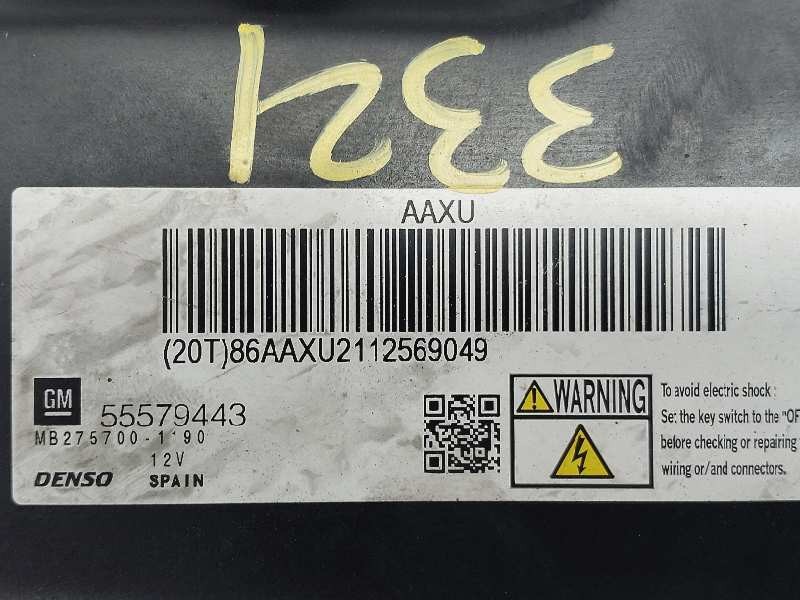 Recambio de centralita motor uce para opel astra j lim. excellence referencia OEM IAM 55579443 MB2757001190 
