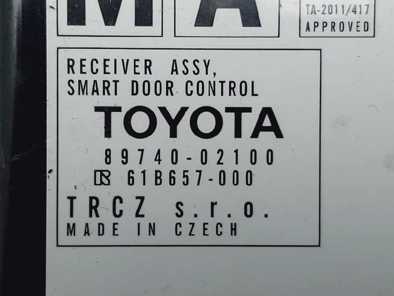 Recambio de modulo electronico para toyota auris active referencia OEM IAM 8974002100 61B657000 