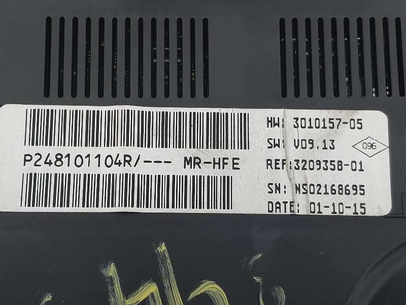 Recambio de cuadro instrumentos para renault kadjar limited 4x4 referencia OEM IAM P248101104R 320935801 