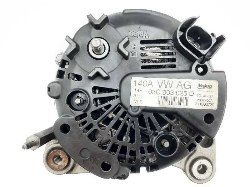 Recambio de alternador para volkswagen golf vi (5k1) sport referencia OEM IAM 03C903025D TG14C027 2607765A