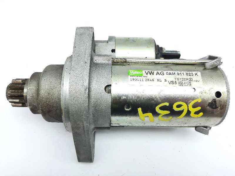 Recambio de motor arranque para volkswagen golf vi (5k1) sport referencia OEM IAM 0AM911023K TS12ER22 