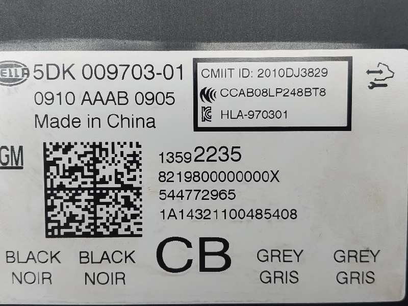 Recambio de modulo electronico para opel insignia berlina selective referencia OEM IAM 5DK00970301 0910AAAB0905 13592235