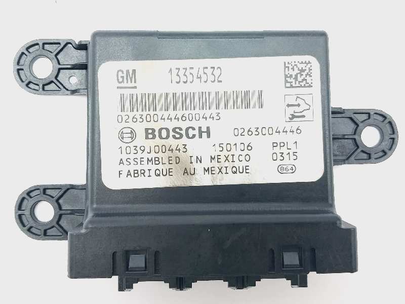 Recambio de modulo electronico para opel insignia berlina selective referencia OEM IAM 13354532 026300444600443 0263004446